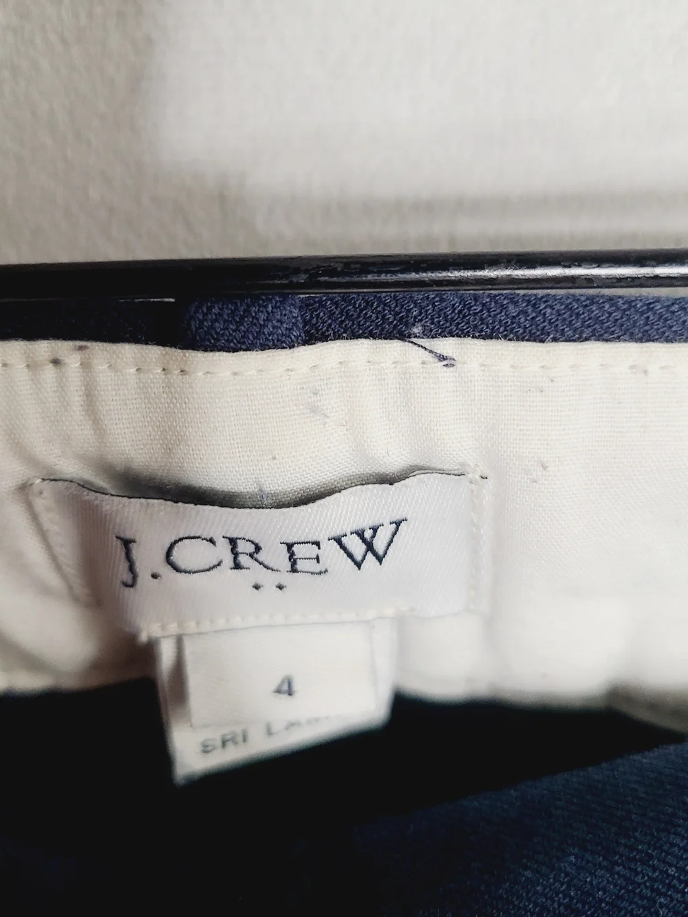 J. Crew Navy Slim Ponte Ankle Pants